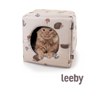 Leeby Cama com Estampado de Ouriços para gatos
